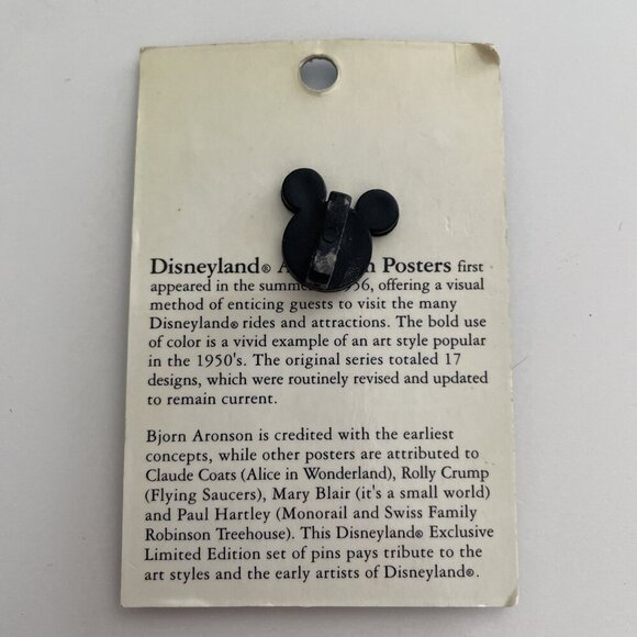 Disney 04 Disneyland Attraction Poster LE Pin Series FRONTIERLAND - Picture 2 of 4